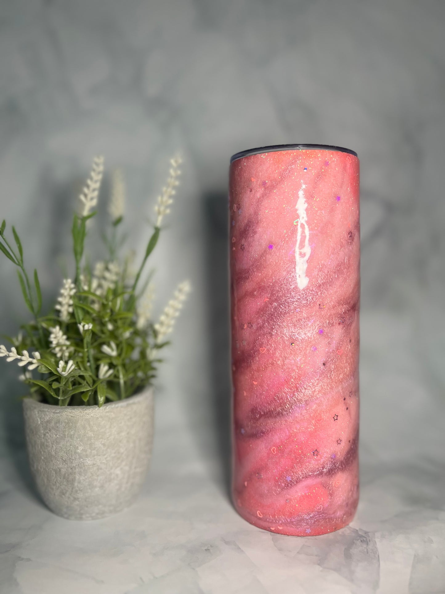 Custom Glitter Tumbler