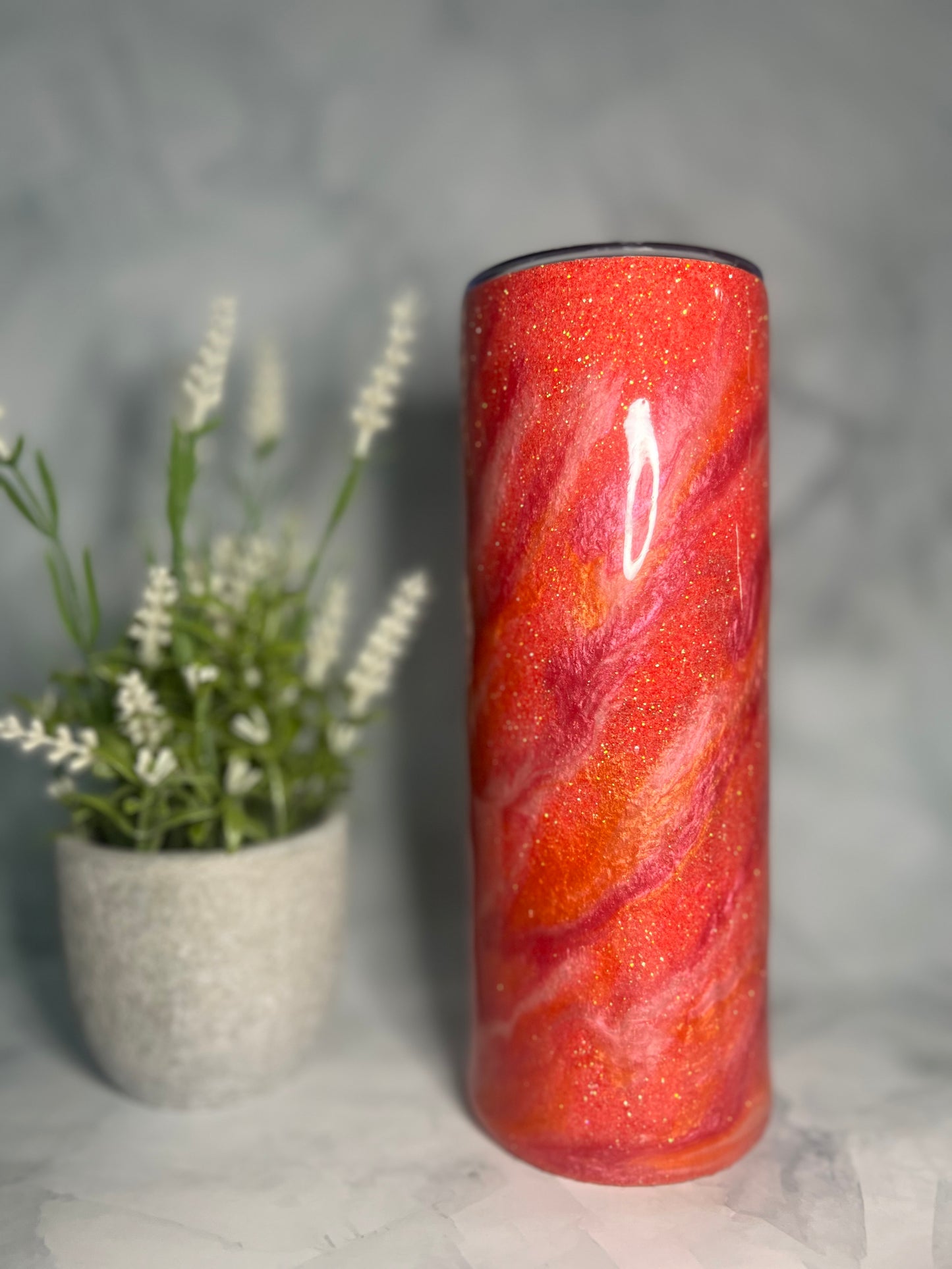 Custom Glitter Tumbler
