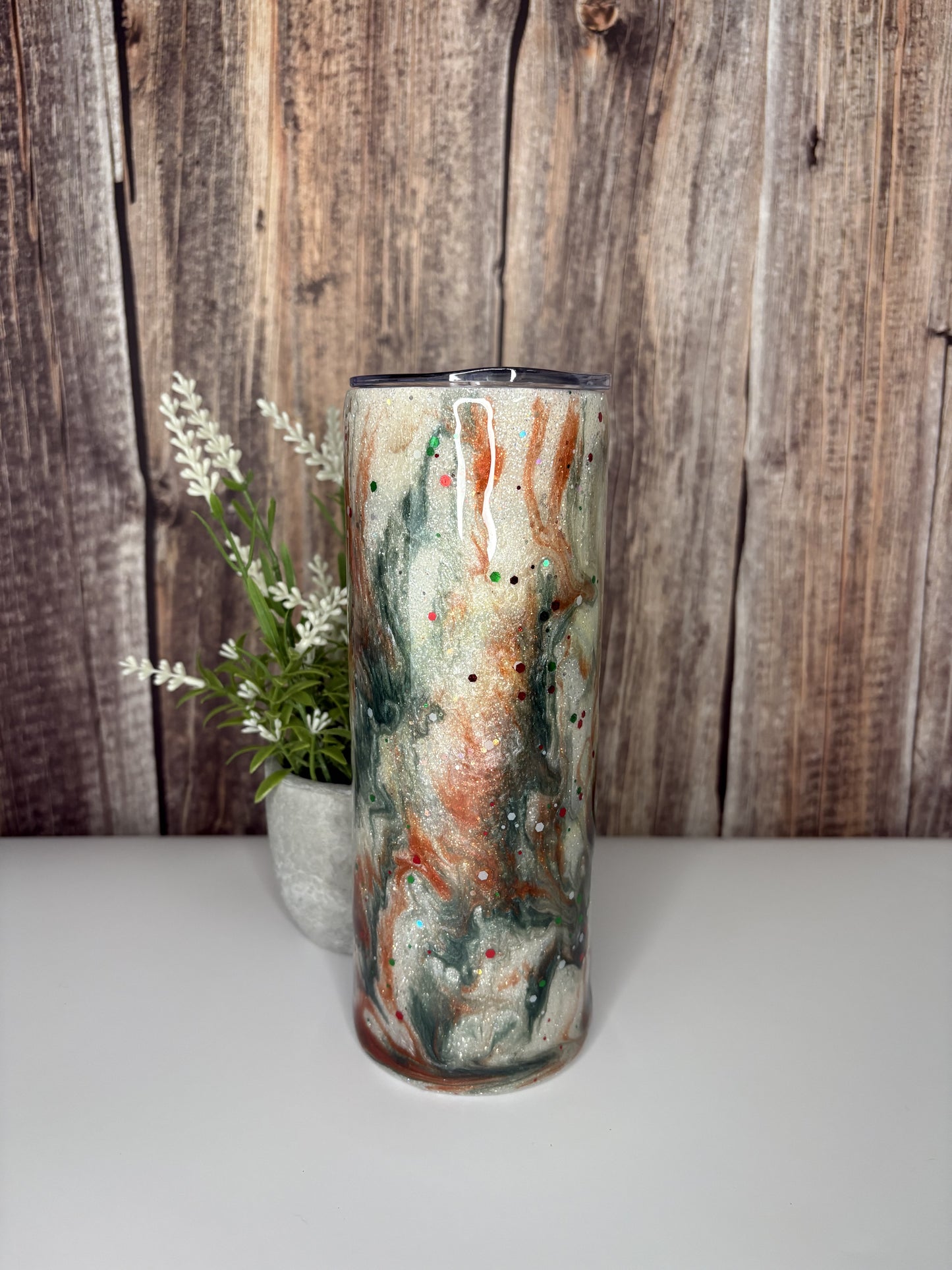 Custom Glitter Tumbler