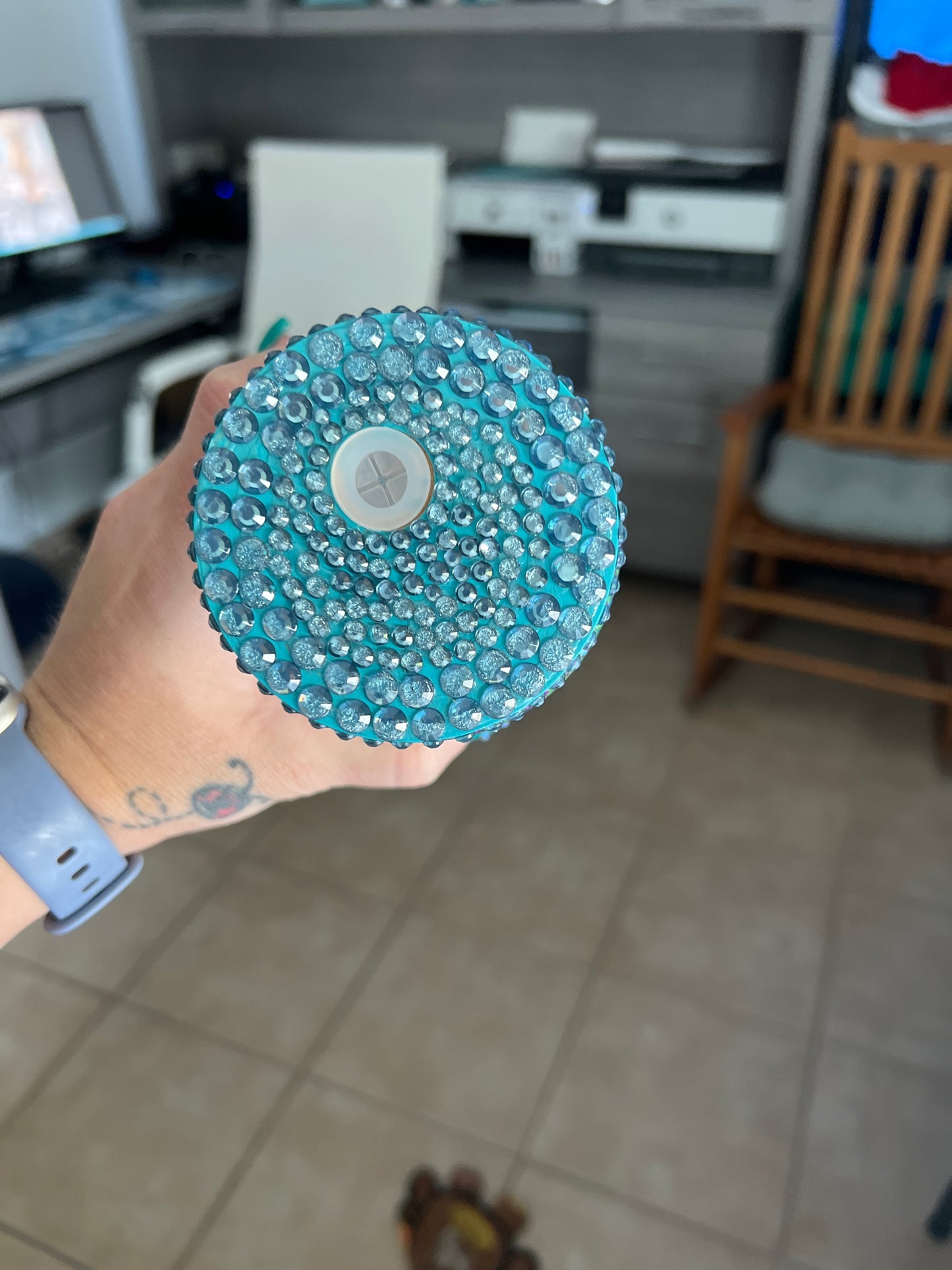 Rhinestone Lid
