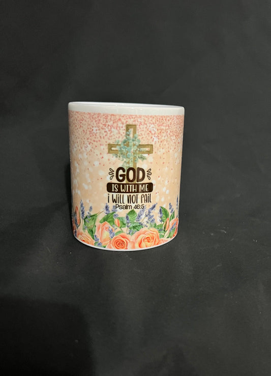God is with Me Religious Mug