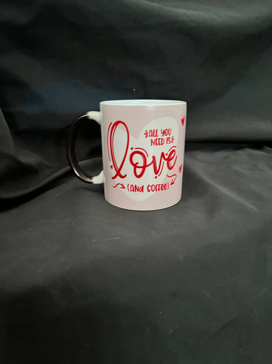 Love and Coffee Color Change Mug