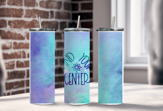 Yoga Find your center Tumbler