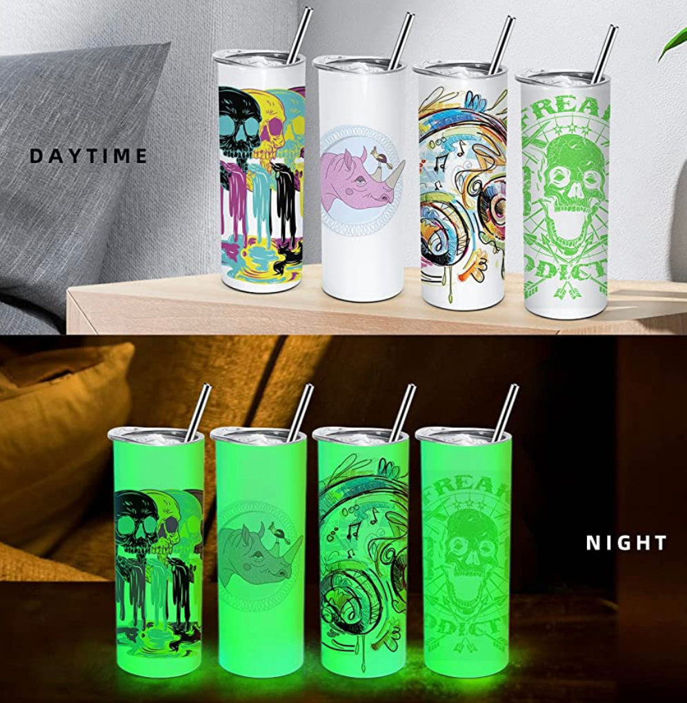 Custom 20oz Tumbler glow in the dark